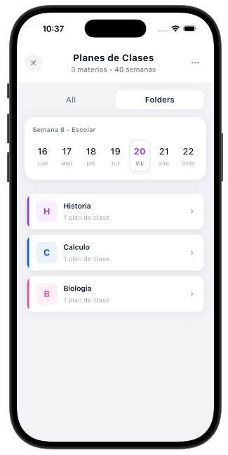 Aulyn Preparación semanal